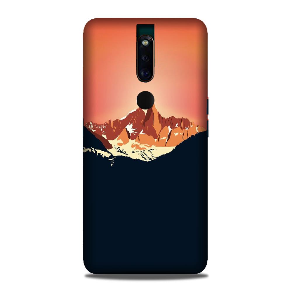 Mountains Mobile Back Case for Oppo F11 Pro (Design - 227) Mountains Case for Oppo F11 Pro (Design No. 227)