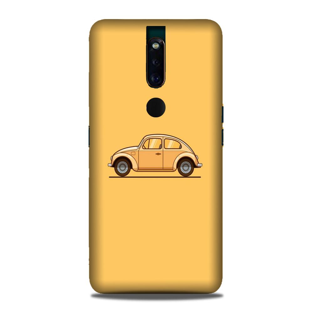 Vintage Car Mobile Back Case for Oppo F11 Pro (Design - 262) Vintage Car Case for Oppo F11 Pro (Design No. 262)