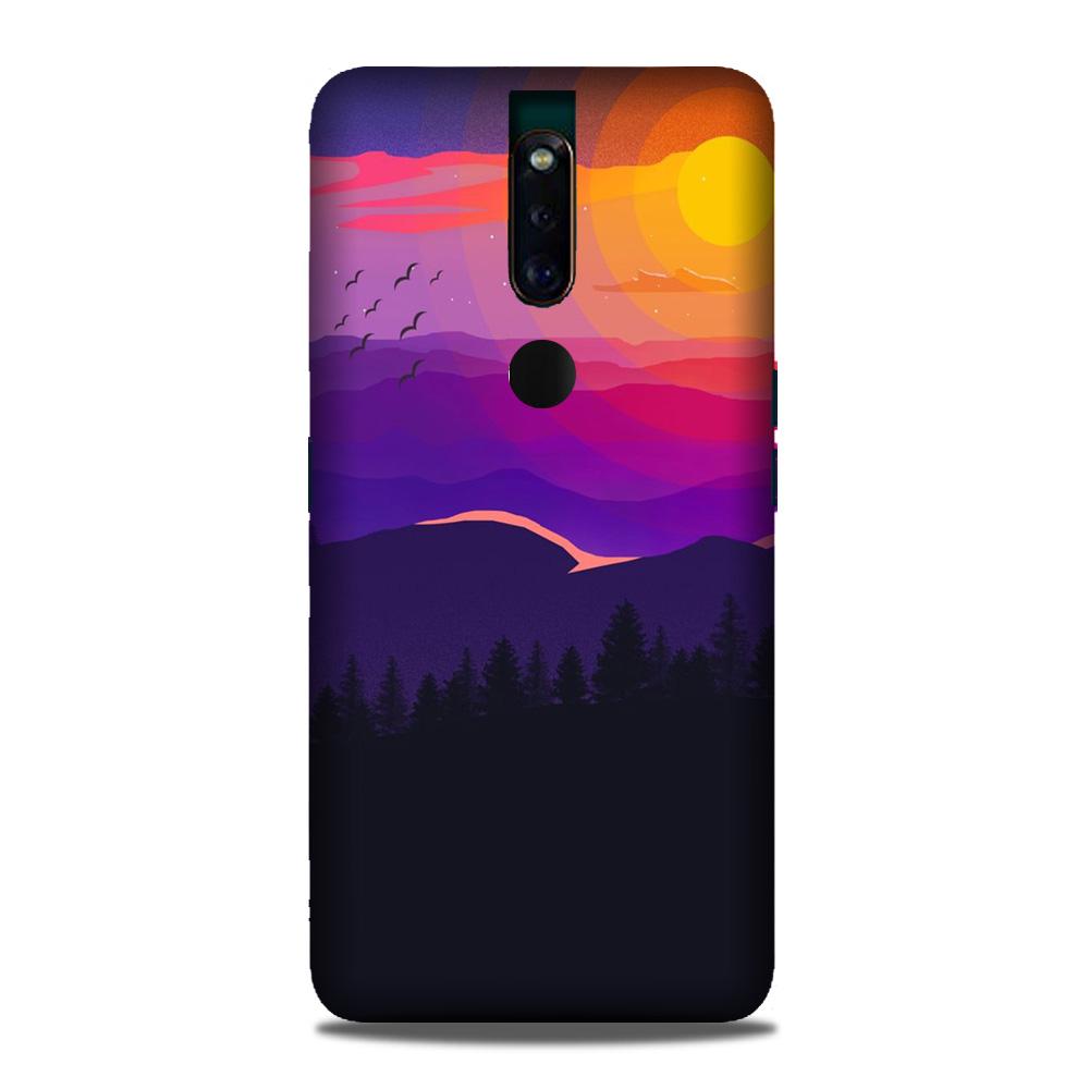 Sun Set Mobile Back Case for Oppo F11 Pro (Design - 279) Sun Set Case for Oppo F11 Pro (Design No. 279)