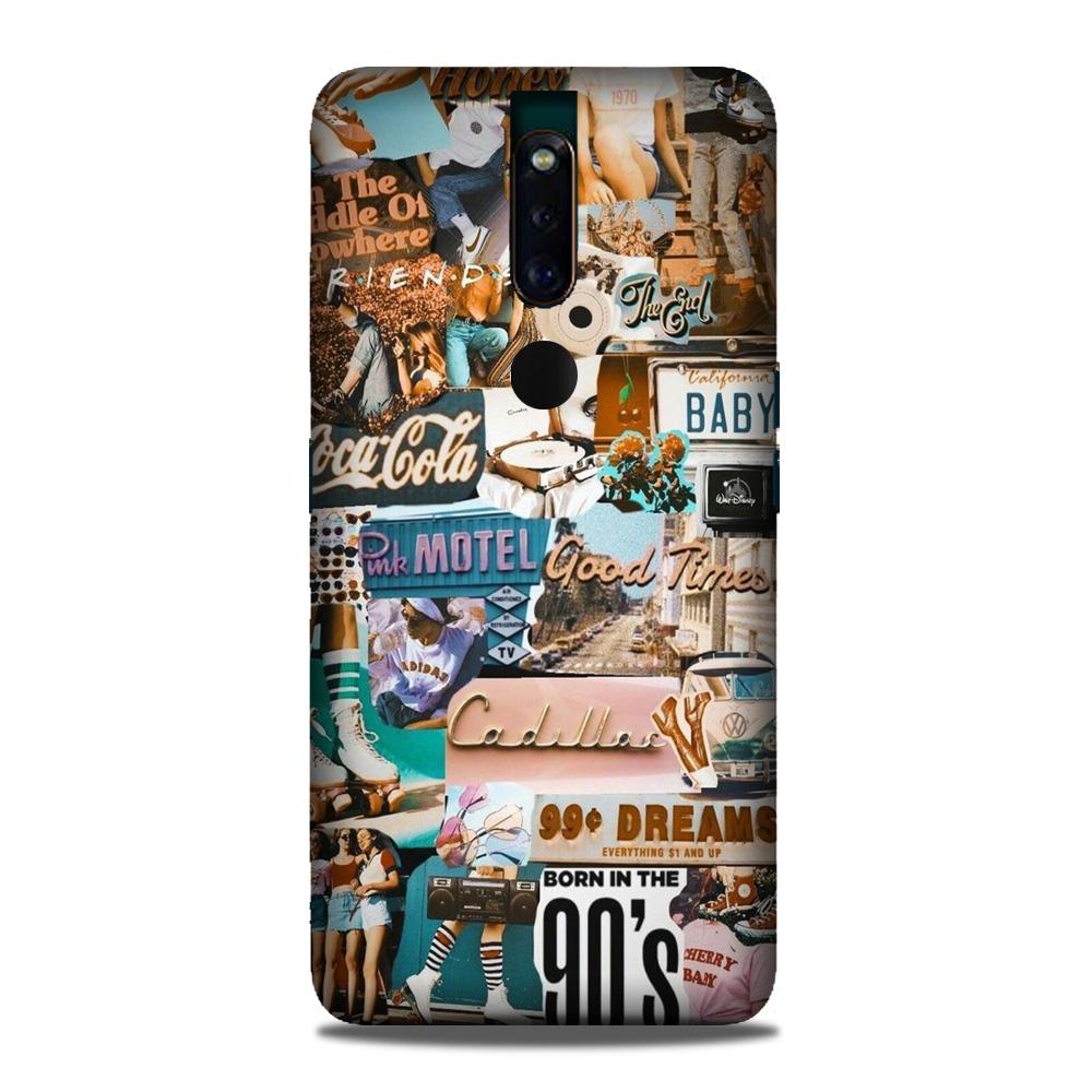 Vintage Design Mobile Back Case for Oppo F11 Pro (Design - 284) Vintage Design Case for Oppo F11 Pro (Design No. 284)
