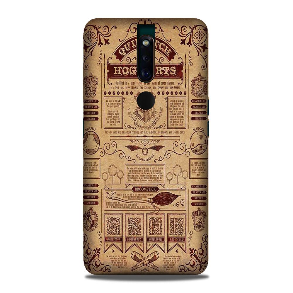 Hogwarts Mobile Back Case for Oppo F11 Pro (Design - 304) Hogwarts Mobile Back Case for Oppo F11 Pro (Design - 304)