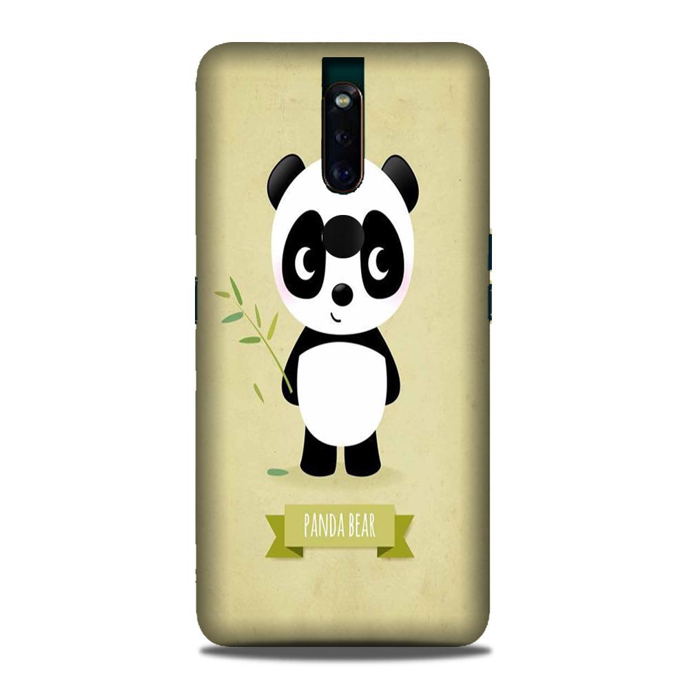 Panda Bear Mobile Back Case for Oppo F11 Pro (Design - 317) Panda Bear Mobile Back Case for Oppo F11 Pro (Design - 317)
