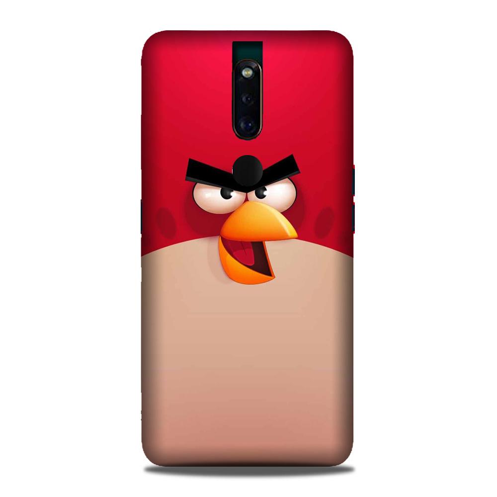 Angry Bird Red Mobile Back Case for Oppo F11 Pro (Design - 325) Angry Bird Red Mobile Back Case for Oppo F11 Pro (Design - 325)