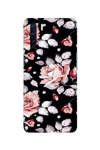 Pink rose Mobile Back Case for Oppo F15 (Design - 12) Pink rose Case for Oppo F15