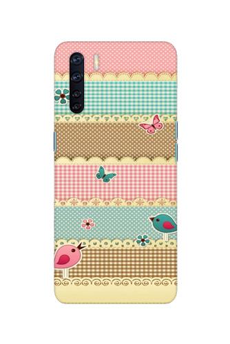 Gift paper Mobile Back Case for Oppo F15 (Design - 38) Gift paper Case for Oppo F15