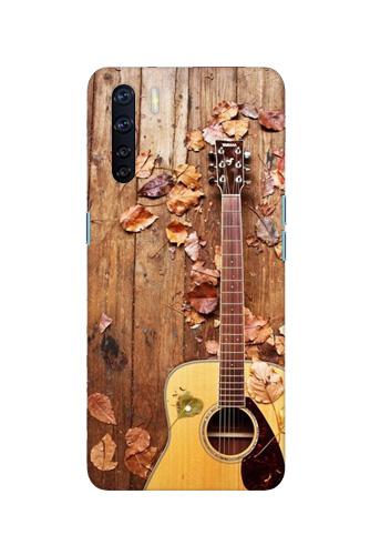 Guitar Mobile Back Case for Oppo F15 (Design - 43) Guitar Case for Oppo F15