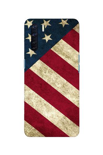 America Mobile Back Case for Oppo F15 (Design - 79) America Case for Oppo F15