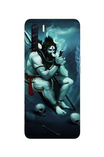 Lord Shiva Mahakal2 Mobile Back Case for Oppo F15 (Design - 98) Lord Shiva Mahakal2 Case for Oppo F15