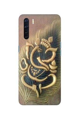 Lord Ganesha Mobile Back Case for Oppo F15 (Design - 100) Lord Ganesha Case for Oppo F15