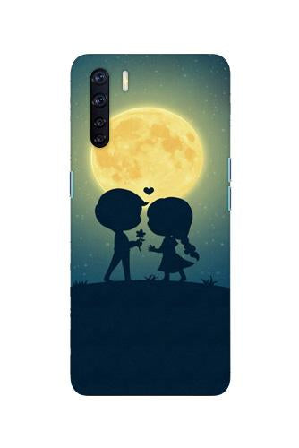 Love Couple Mobile Back Case for Oppo F15 (Design - 109) Love Couple Case for Oppo F15 (Design - 109)