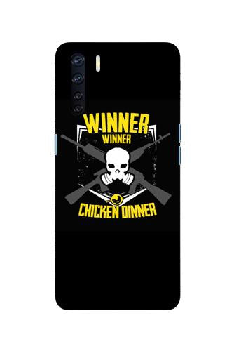 Winner Winner Chicken Dinner Mobile Back Case for Oppo F15 (Design - 178) Winner Winner Chicken Dinner Case for Oppo F15 (Design - 178)