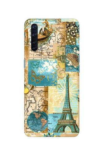 Travel Eiffel Tower Mobile Back Case for Oppo F15 (Design - 206) Travel Eiffel Tower Case for Oppo F15 (Design No. 206)