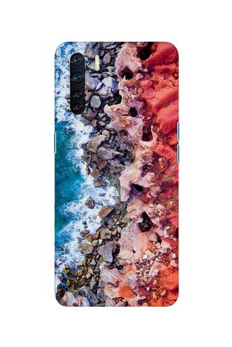 Sea Shore Mobile Back Case for Oppo F15 (Design - 273) Sea Shore Case for Oppo F15 (Design No. 273)