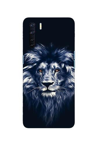 Lion Mobile Back Case for Oppo F15 (Design - 281) Lion Case for Oppo F15 (Design No. 281)