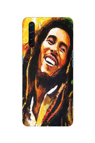 Bob marley Mobile Back Case for Oppo F15 (Design - 295) Bob marley Case for Oppo F15 (Design No. 295)