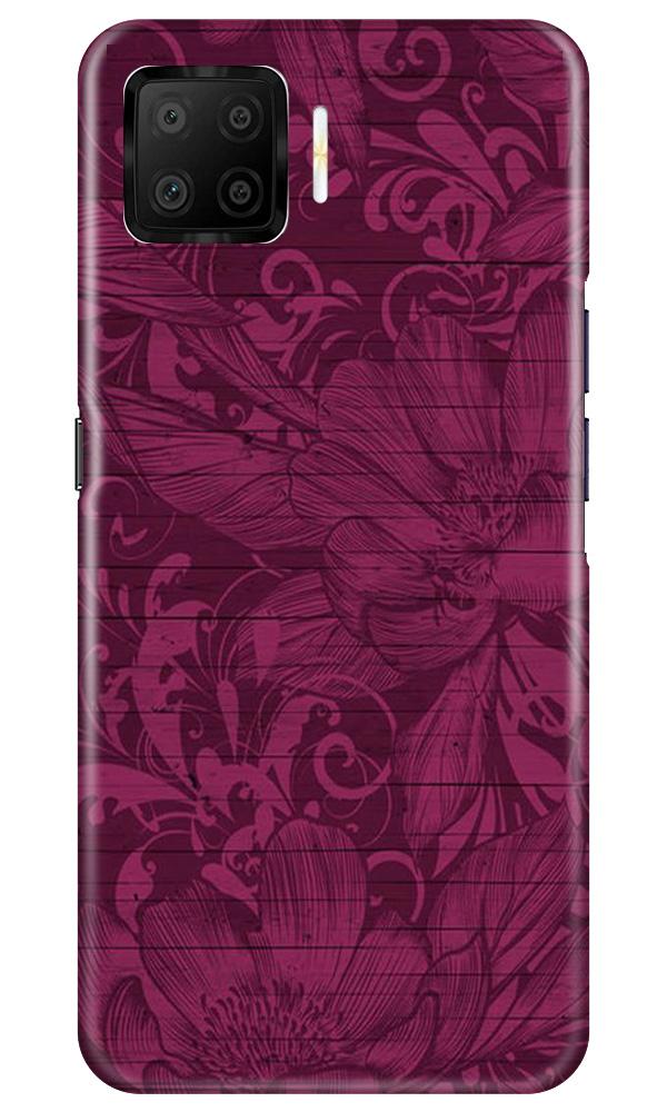 Purple Backround Mobile Back Case for Oppo F17 (Design - 22) Purple Backround Case for Oppo F17