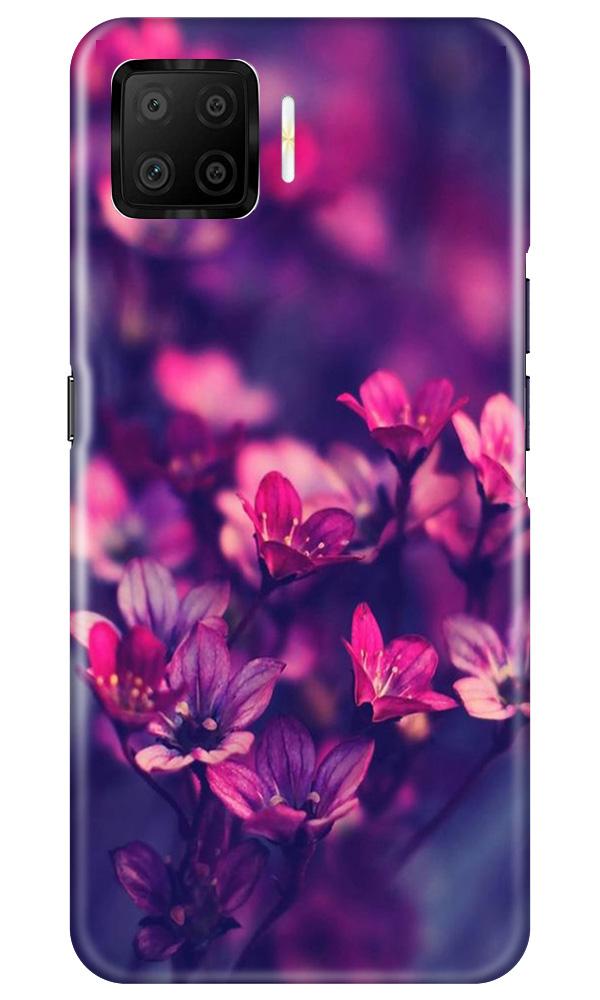 flowers Mobile Back Case for Oppo F17 (Design - 25) flowers Case for Oppo F17