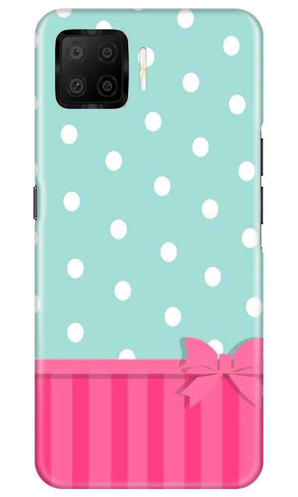 Gift Wrap Mobile Back Case for Oppo F17 (Design - 30) Gift Wrap Case for Oppo F17