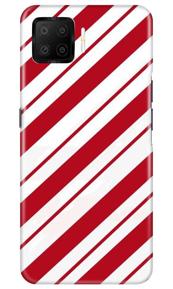 Red White Mobile Back Case for Oppo F17 (Design - 44) Red White Case for Oppo F17