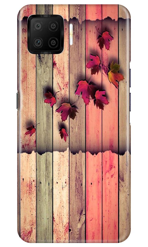 Wooden look2 Mobile Back Case for Oppo F17 (Design - 56) Wooden look2 Case for Oppo F17