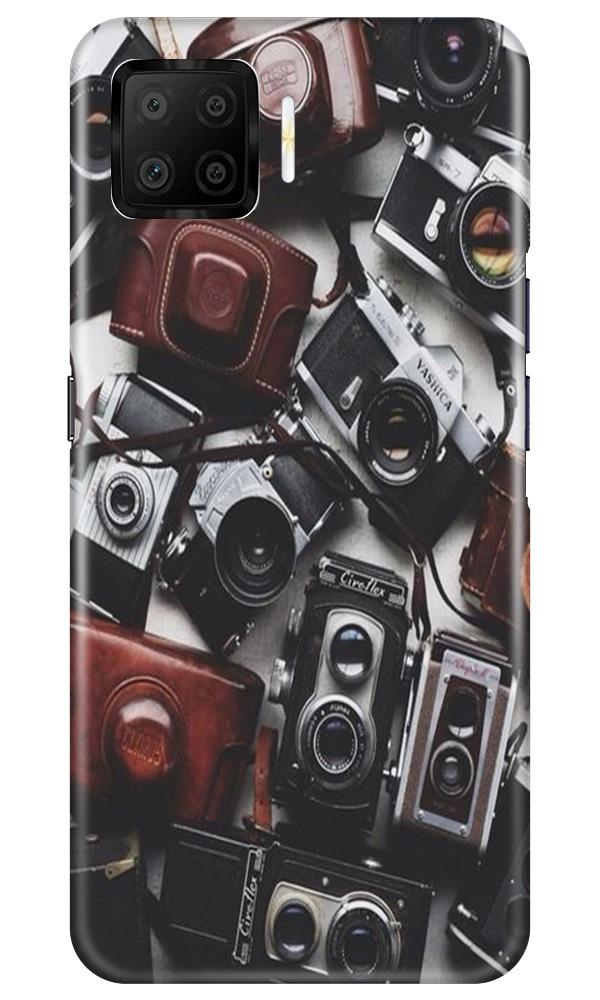 Cameras Mobile Back Case for Oppo F17 (Design - 57) Cameras Case for Oppo F17