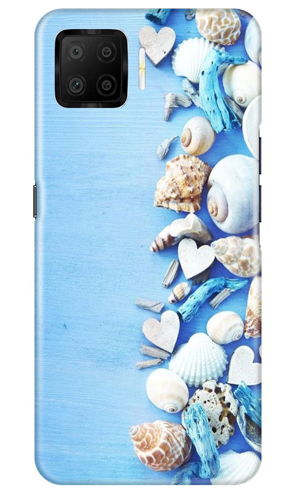 Sea Shells2 Mobile Back Case for Oppo F17 (Design - 64) Sea Shells2 Case for Oppo F17