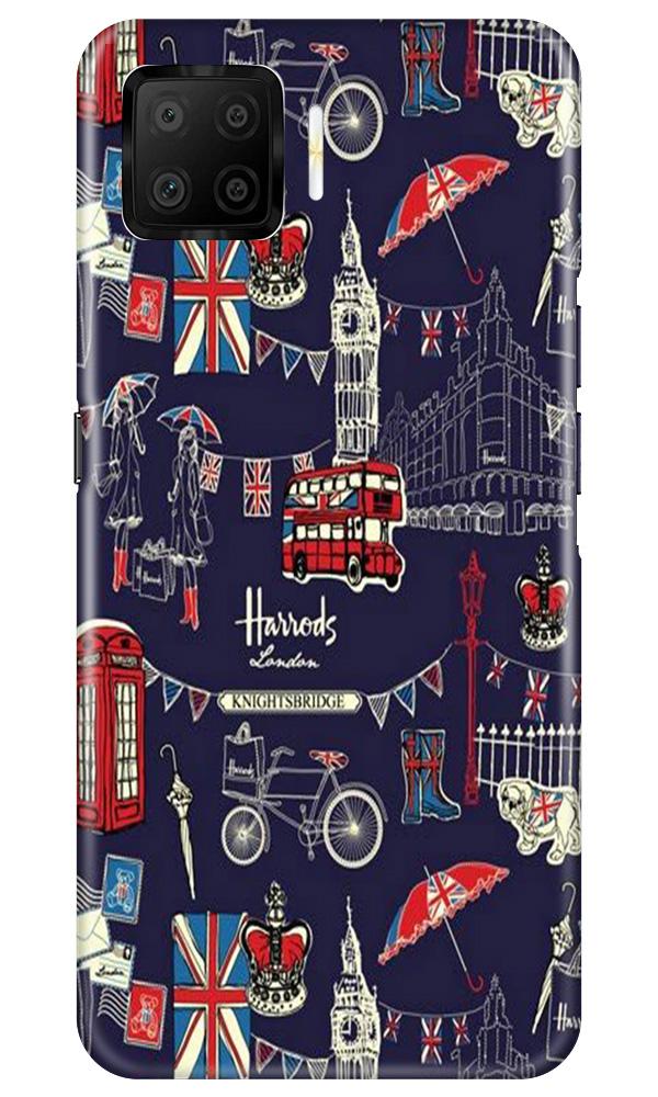 Love London Mobile Back Case for Oppo F17 (Design - 75) Love London Case for Oppo F17