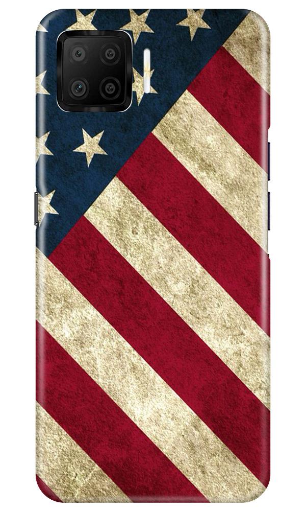 America Mobile Back Case for Oppo F17 (Design - 79) America Case for Oppo F17