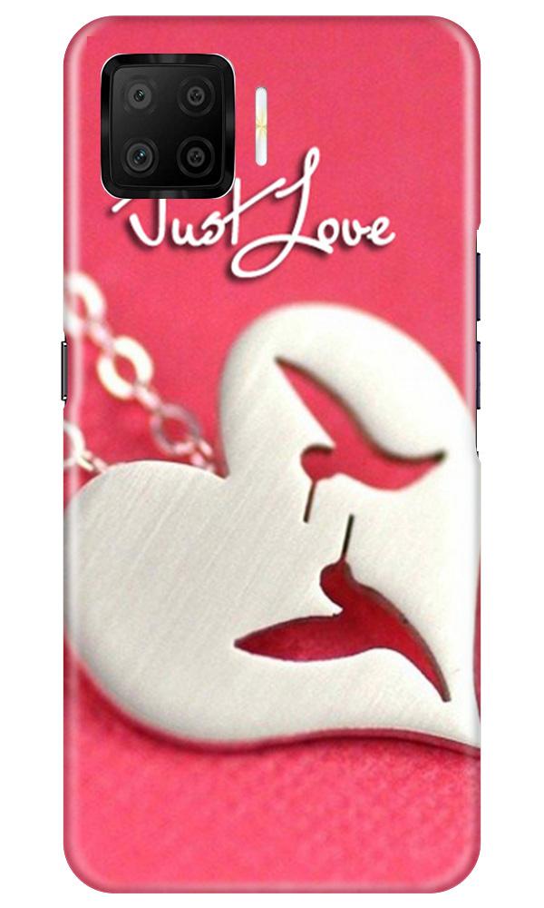 Just love Mobile Back Case for Oppo F17 (Design - 88) Just love Case for Oppo F17