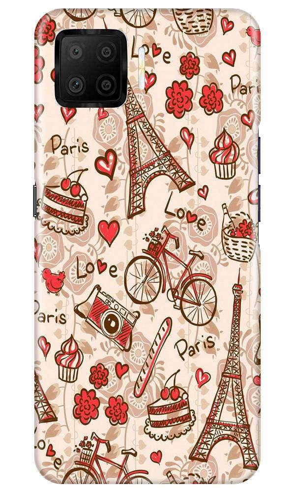 Love Paris Mobile Back Case for Oppo F17 (Design - 103) Love Paris Case for Oppo F17 (Design - 103)