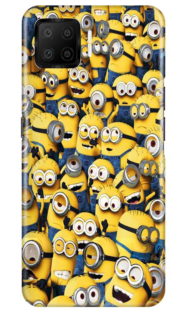 Minions Mobile Back Case for Oppo F17 (Design - 126) Minions Case for Oppo F17 (Design - 126)