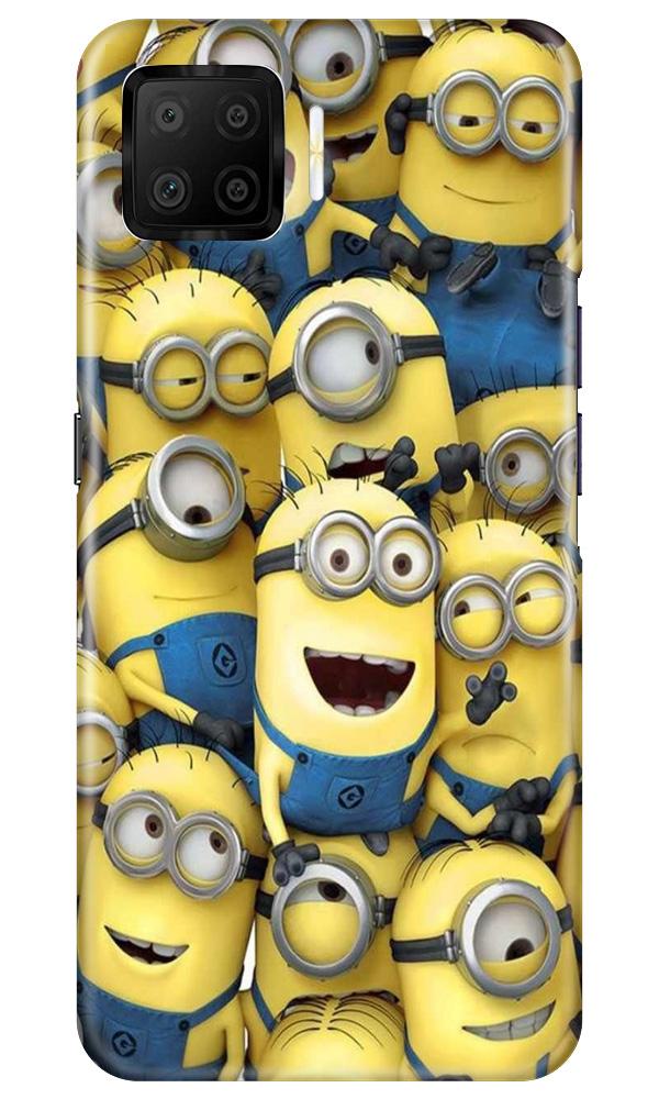 Minions Mobile Back Case for Oppo F17 (Design - 127) Minions Case for Oppo F17 (Design - 127)