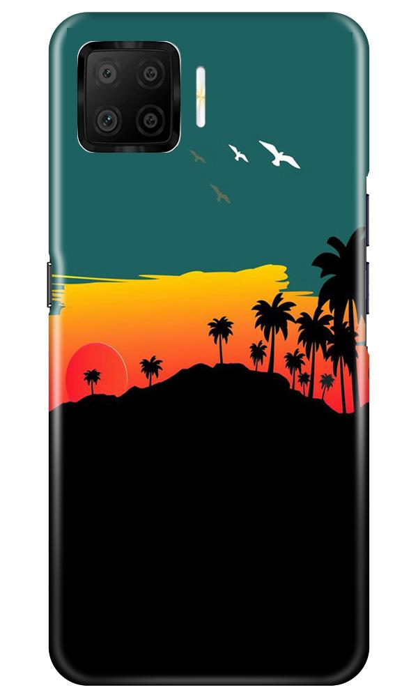 Sky Trees Mobile Back Case for Oppo F17 (Design - 191) Sky Trees Case for Oppo F17 (Design - 191)