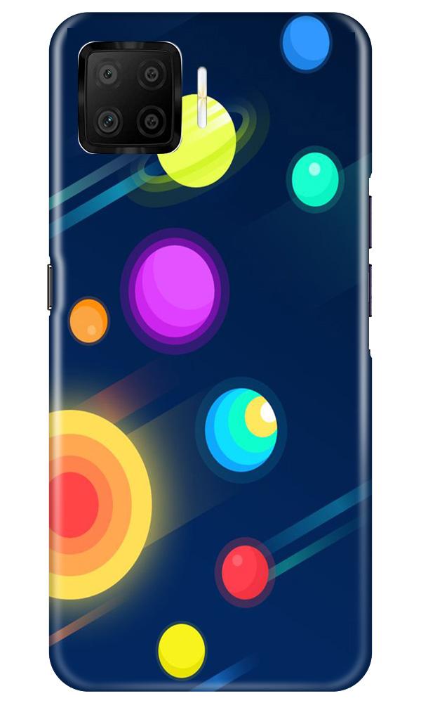 Solar Planet Mobile Back Case for Oppo F17 (Design - 197) Solar Planet Case for Oppo F17 (Design - 197)