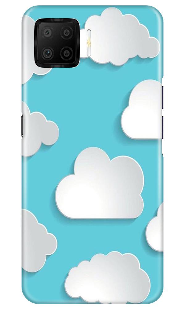 Clouds Mobile Back Case for Oppo F17 (Design - 210) Clouds Case for Oppo F17 (Design No. 210)