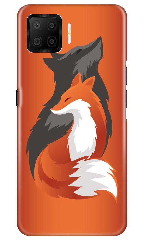 Wolf Mobile Back Case for Oppo F17 (Design - 224) Wolf Case for Oppo F17 (Design No. 224)