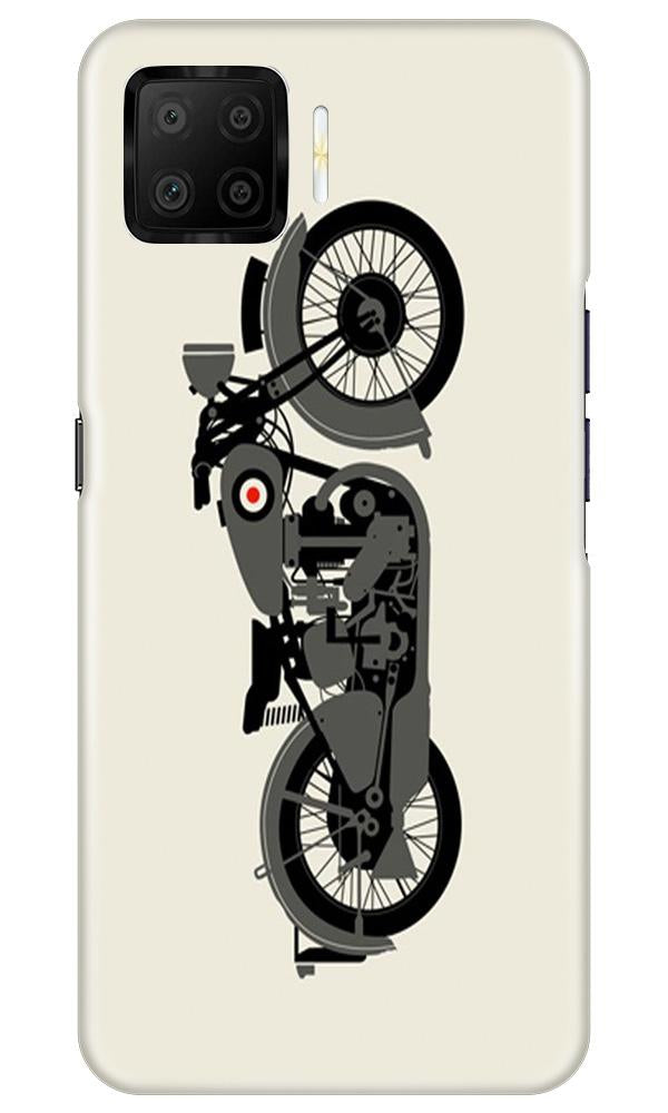 MotorCycle Mobile Back Case for Oppo F17 (Design - 259) MotorCycle Case for Oppo F17 (Design No. 259)