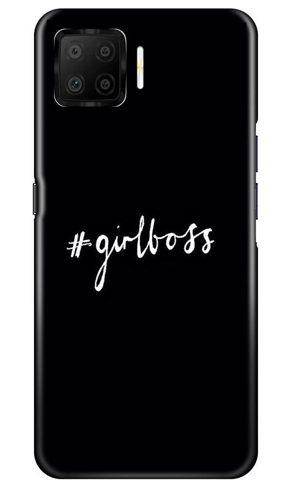 #GirlBoss Mobile Back Case for Oppo F17 (Design - 266) #GirlBoss Case for Oppo F17 (Design No. 266)