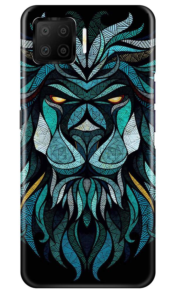 Lion Mobile Back Case for Oppo F17 (Design - 314) Lion Mobile Back Case for Oppo F17 (Design - 314)