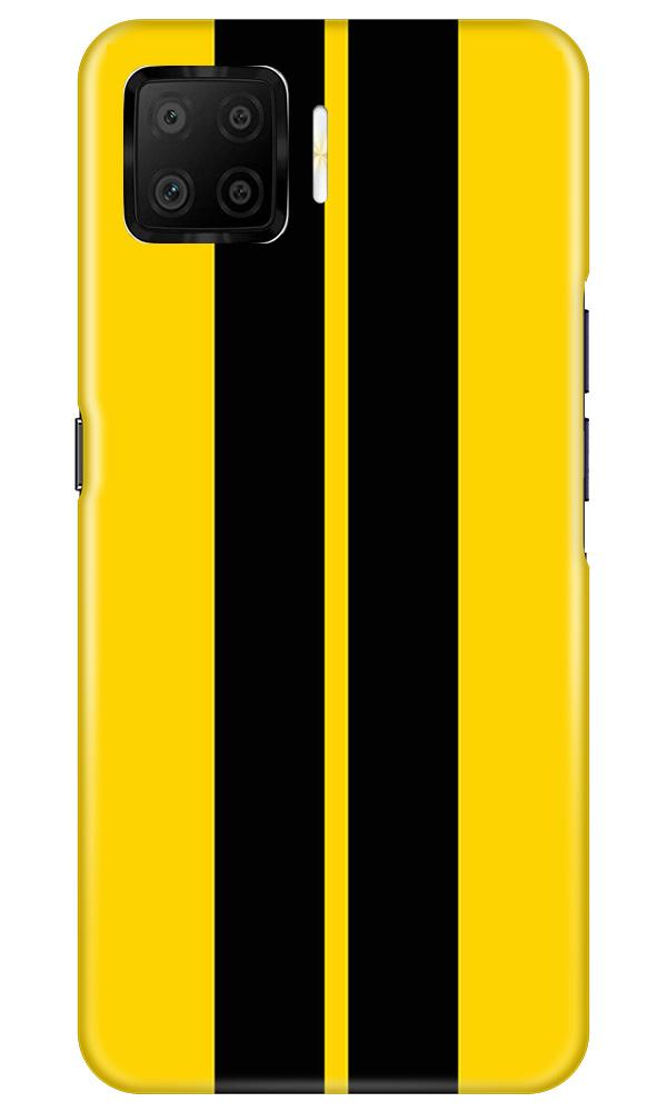 Black Yellow Pattern Mobile Back Case for Oppo F17 (Design - 377) Black Yellow Pattern Mobile Back Case for Oppo F17 (Design - 377)