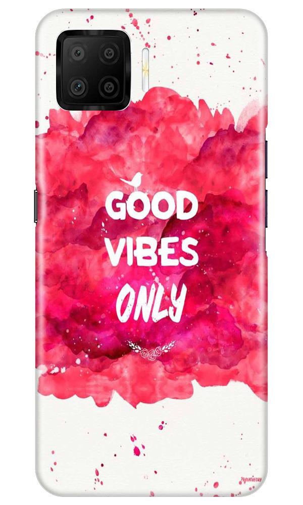 Good Vibes Only Mobile Back Case for Oppo F17 (Design - 393) Good Vibes Only Mobile Back Case for Oppo F17 (Design - 393)