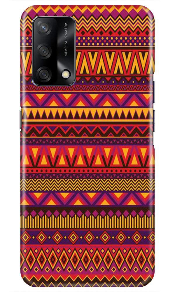 Zigzag line pattern2 Mobile Back Case for Oppo F19 (Design - 10) Zigzag line pattern2 Case for Oppo F19