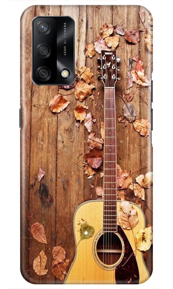 Guitar Mobile Back Case for Oppo F19 (Design - 43) Guitar Case for Oppo F19