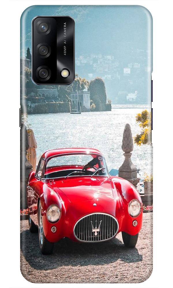 Vintage Car Mobile Back Case for Oppo F19 (Design - 51) Vintage Car Case for Oppo F19