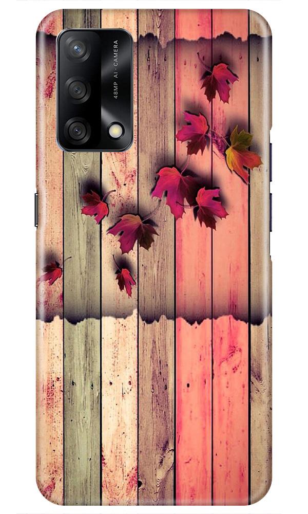 Wooden look2 Mobile Back Case for Oppo F19 (Design - 56) Wooden look2 Case for Oppo F19