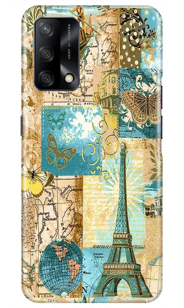 Travel Eiffel Tower Mobile Back Case for Oppo F19 (Design - 206) Travel Eiffel Tower Case for Oppo F19 (Design No. 206)