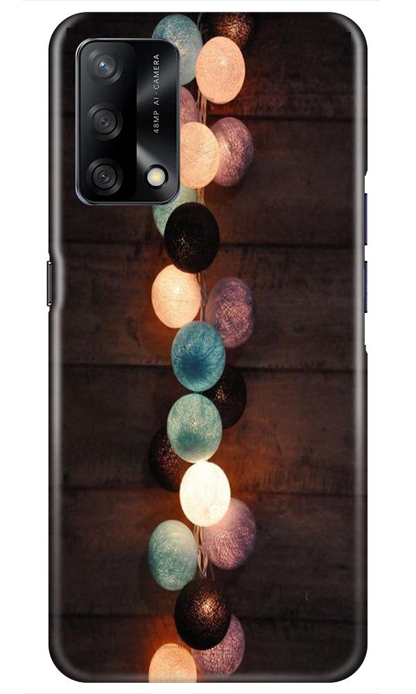 Party Lights Mobile Back Case for Oppo F19 (Design - 209) Party Lights Case for Oppo F19 (Design No. 209)