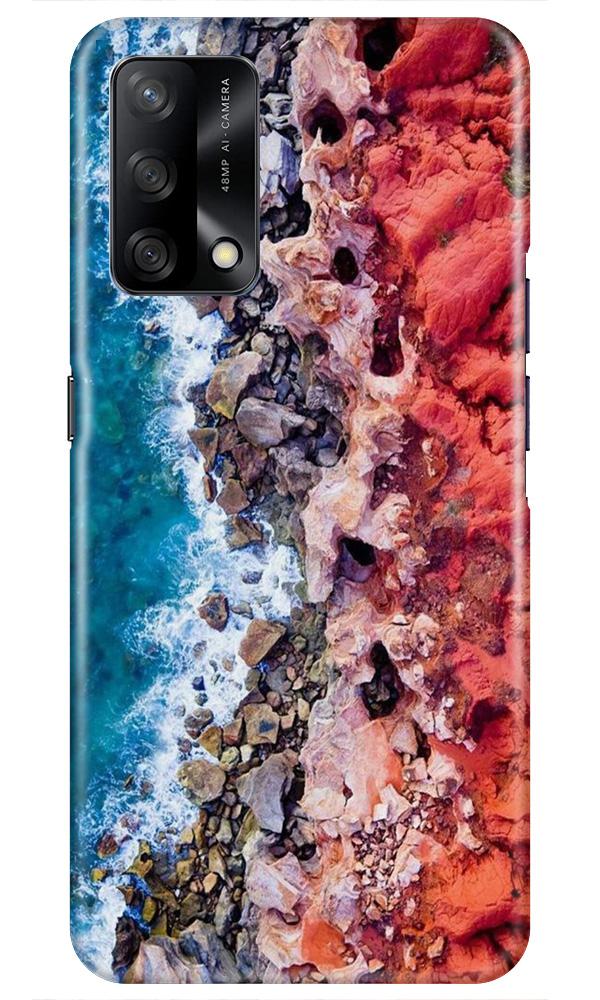 Sea Shore Mobile Back Case for Oppo F19 (Design - 273) Sea Shore Case for Oppo F19 (Design No. 273)