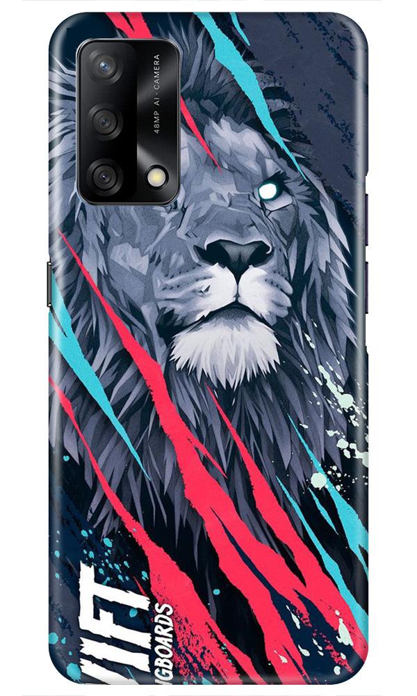Lion Mobile Back Case for Oppo F19 (Design - 278) Lion Case for Oppo F19 (Design No. 278)
