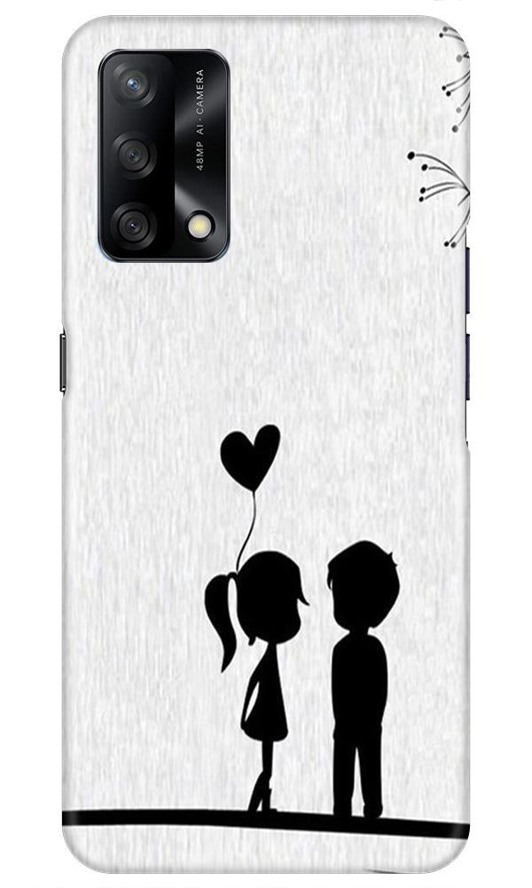 Cute Kid Couple Mobile Back Case for Oppo F19 (Design - 283) Cute Kid Couple Case for Oppo F19 (Design No. 283)